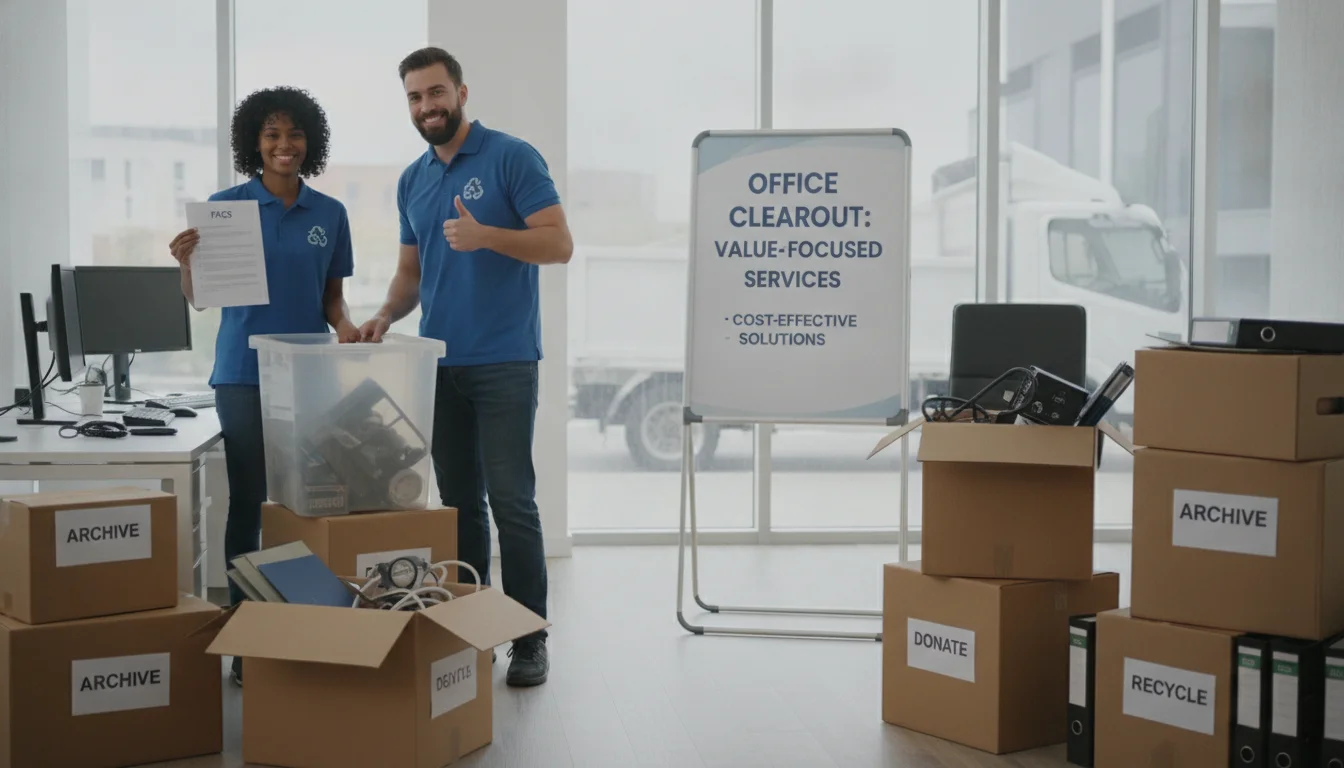 Office Cleanout FAQs: Cost, Scheduling, Electronics & What’s Next in Redding